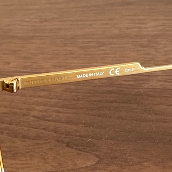 Bottega Veneta round metal sunglasses - Picture 6 of 9